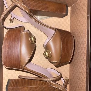 Gucci horsebit platform